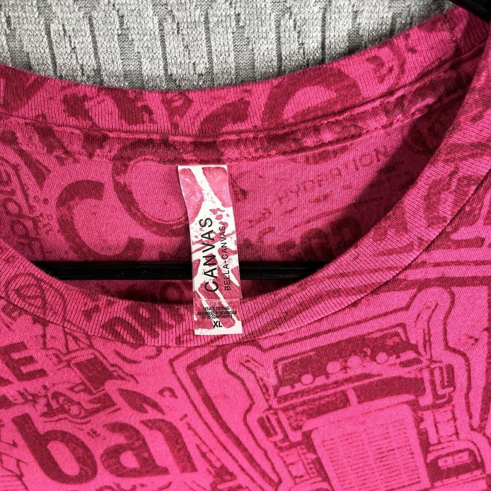 Dr Pepper Keurig All Over Pink Print Driving For A Cure Ribbon Men's shirt(XL)‎ - Picture 7 of 9